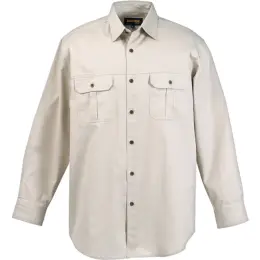 Stone Mens Bush Shirt Long Sleeve